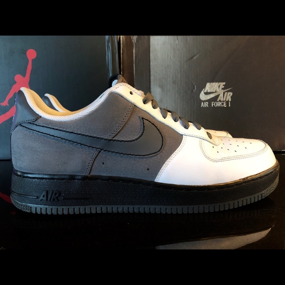 Nike Air Force 1 Premium, Suede grey/white/black. - Picture 4 of 8